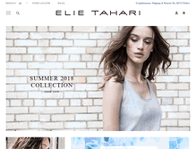 Tablet Screenshot of elietahari.com